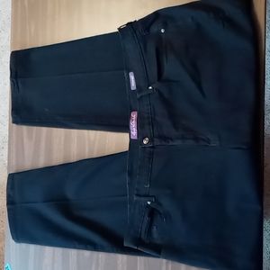 Gloria Vanderbilt Amanda Cut Black Jeans 46x34